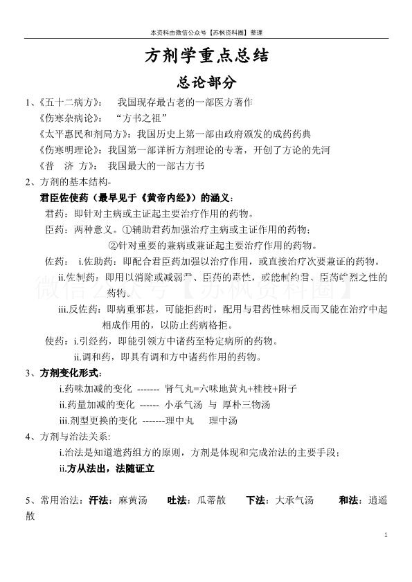 方剂学
